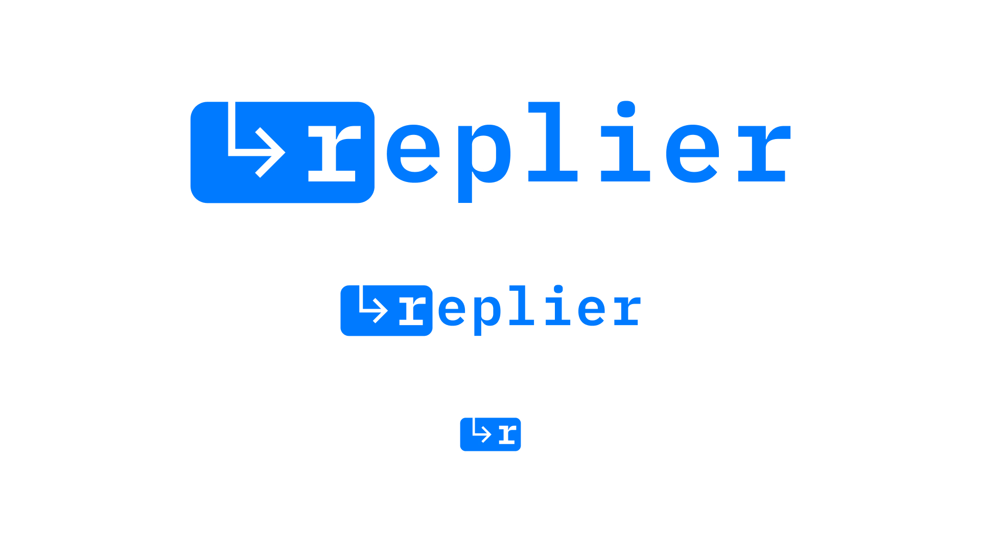 Replier logotype